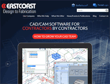 Tablet Screenshot of eastcoastcadcam.com